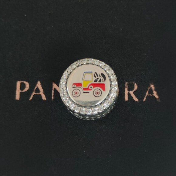 Pandora Colombia Exclusive Country Truck Flag Colors Bead Charm S925 Silver - Picture 1 of 9